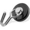 Master Magnetics Neodymium Swiveling Magnetic Hook 07580 - 65 Lbs. Pull Black Powdered Coat - Pkg Qty 4