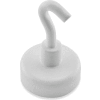 Master Magnetics Ceramic Magnetic Hook MHHH9BX - 9 Lbs. Pull White Enamel Paint - Pkg Qty 25