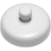 Master Magnetics Ceramic Magnetic Base MHHWP14BX with Knob 14 Lbs. Pull White Enamel Paint - Pkg Qty 25