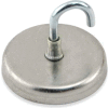 Master Magnetics Neodymium Magnetic Hook NA012500N - 40 Lbs. Pull Nickel - Chrome Plating - Pkg Qty 25