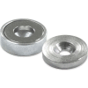 Master Magnetics Neodymium Latch Magnet NMLKIT4 - 23 Lbs. Pull Nickel - Chrome Plating - Pkg Qty 25