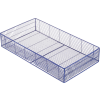 Marlin Steel Plain Steel Display Basket Blue 20"L x 11"W x 3-1/2"H Qty 1-4