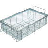 Marlin Steel Material Handling Basket 21"L x 13-1/4"W x 5-7/16"H Plain Steel - Price Each for Qty 5+