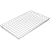 Marlin Steel Plain Steel Chrome Plated Wire Nesting Basket 26"L x 16"W x 2"H, Qty 5+
