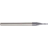 Made in USA 4 Flute Carbide Sq Micro Mill 0.062" Dia 1/8" Shank 1/2" Flute 2-1/2" OAL