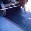 MBT Black And White Coated Spunbond Oil-Only Mega Weight Roll 1/Bale 100' x 57"
