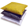 MBT Yellow HazMat Absorbent Pillows, 18" x 18", 10/Case