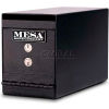 Mesa Safe B-Rate Undercounter Safe Cabinet, Dual Key Lock, 6"W x 12-3/4"D x 8"H