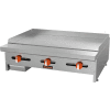 Sierra Range SRMG-36 - Griddle, 36"W, 3 U-Shaped Burners, 23,000 BTU Each, 3/4" Polished Steel Plate