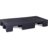 MasonWays™ 48186 HP/FL Display Base Pallet Side Stack 48"W x 18"D x 6"H Black