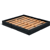 MasonWays™ PG 484 06 ADJ Adjustable Pallet Guard 48"W x 40"D x 6"H Black - Pkg Qty 2