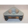 Bond® Cast Iron Triangular Cup Dolly 2127 - Semi Steel Wheels - 450 Lb. Capacity