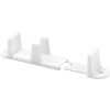 Prime-Line N 6760 Adjustable Bypass Door Guide with 1-Inch Height, White,(Pack of 2)