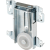 Prime-Line N 6790 Mirror Door Roller Assembly, 1-7/16 in., Steel Housing, FLAT Plastic Wheel