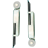 Prime-Line N 6849 Closet Door Roller Set, Left Hand Right Hand, 1-Inch Nylon Wheel