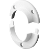 Prime-Line N 7050 Closet Pole Socket, Cast, White, 2-Piece