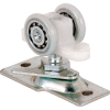 Prime-Line N 7065 Pocket Door Roller Assembly, 13/16 in., Convex, Steel Bracket & Ball Bearings