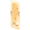 Prime-Line N 7138 Closet Door Pull, 1 3/8-Inch, Solid Brass,(Pack of 2)
