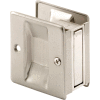 Prime-Line N 7238 Pocket Door Passage Pull, Satin Nickel