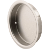 Prime-Line N 7297 Closet Door Pull, 2-1/8-Inch, Solid Brass, Satin Nickel Finish,(Pack of 2)