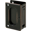 Prime-Line N 7364 Pocket Door Passage Pull, 3-3/4-Inch, Classic Bronze