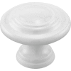Prime-Line N 7439 Bi-Fold Door Knob, 1-11/16 in. Outside Diameter, Diecast, White