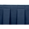 8'L Box-Pleat Skirting for 16&quot;H Stage - Blue