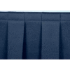 4'L Box-Pleat Skirting for 8"H Stage - Blue