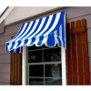 Awntech NT33-8BBW, Window/Entry Awning 8-3/8'W x 3-11/16'H x 3'D Bright Blue/White