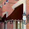 Awntech NT33-5BRN Window/Entry Awning 5-3/8'W x 3-11/16'H x 3'D Brown