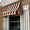Awntech NT44-6BRNT Window/Entry Awning 6-3/8'W x 4-11/16'H x 4'D Brown/Tan