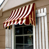 Awntech NT44-6BT Window/Entry Awning 6-3/8'W x 4-11/16'H x 4'D Burgundy/Tan