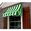 Awntech NT44-4FW Window/Entry Awning 4-3/8'W x 4-11/16'H x 4'D Forest Green/White
