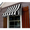 Awntech NT33-6KW Window/Entry Awning 6-3/8'W x 3-11/16'H x 3'D Black/White