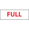 NMC M56R Cylinder Sign, Full, 4" X 12", White/Red