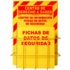 NMC RTK84SP, Right To Know Information Center, 20&quot; x 14&quot;, Red/Yellow - Spanish