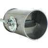 Nordfab QF Butterfly Valve, 7" Dia, Galvanized Steel