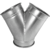 Nordfab QF Y Branch 30 Degree 10-10-10, 10" Dia, 304 Stainless Steel
