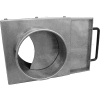 Nordfab QF NFMES Blast Gate, 12" Dia, Galvanized Steel
