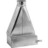 Nordfab QF Floor Sweep, 5" Dia, Galvanized Steel