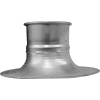 Nordfab QF Bellmouth Adapter, 10" Dia, Galvanized Steel