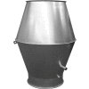 Nordfab QF Jet Cap, 8" Dia, Galvanized Steel