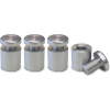 Nova Display WSE2020-M10 AL Standoff 3/4" Dia. x 3/4" L Econo 2-Part Aluminum Clear Anodized Finish