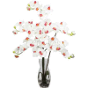 Nearly Natural Phalaenopsis with Vase Silk Flower Arrangement, White