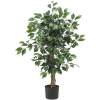 Nearly Natural 3' Ficus Silk Tree, Green