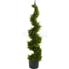 Nearly Natural 4' Cypress Spiral Silk Tree