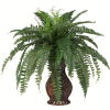 Nearly Natural Boston Fern with Urn Silk Plant