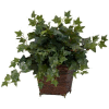 Nearly Natural Puff Ivy with Coiled Rope Planter Silk Plant