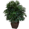 Nearly Natural Double Bamboo Palm with Decorative Planter Silk Plant