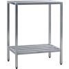 New Age - Aluminum Heavy Duty 2-Shelf Rack, 24"W x 48"H x 42"L